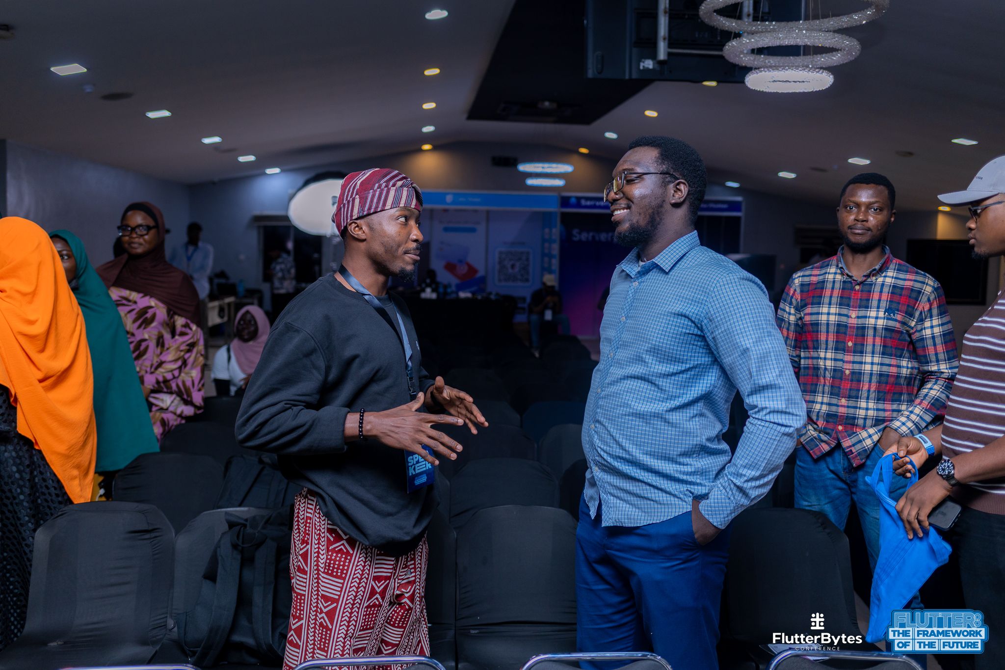 Networking and conversations at FlutterBytes