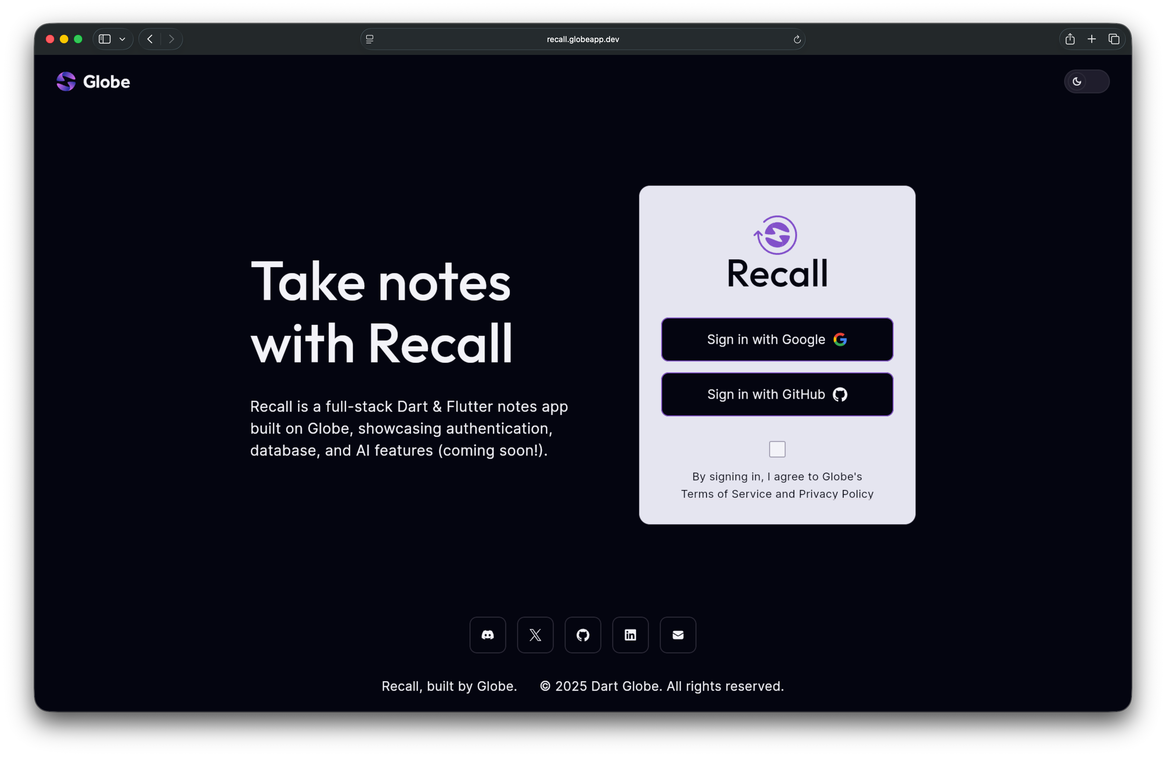 Recall Homepage